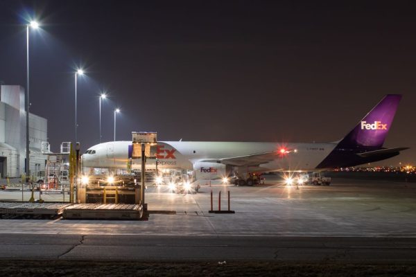 Fedex aircraft at FL_Technics_Line_Maintenance facilities